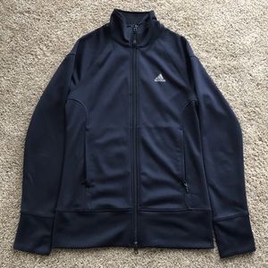 Adidas Navy Blue Zip-up Jacket